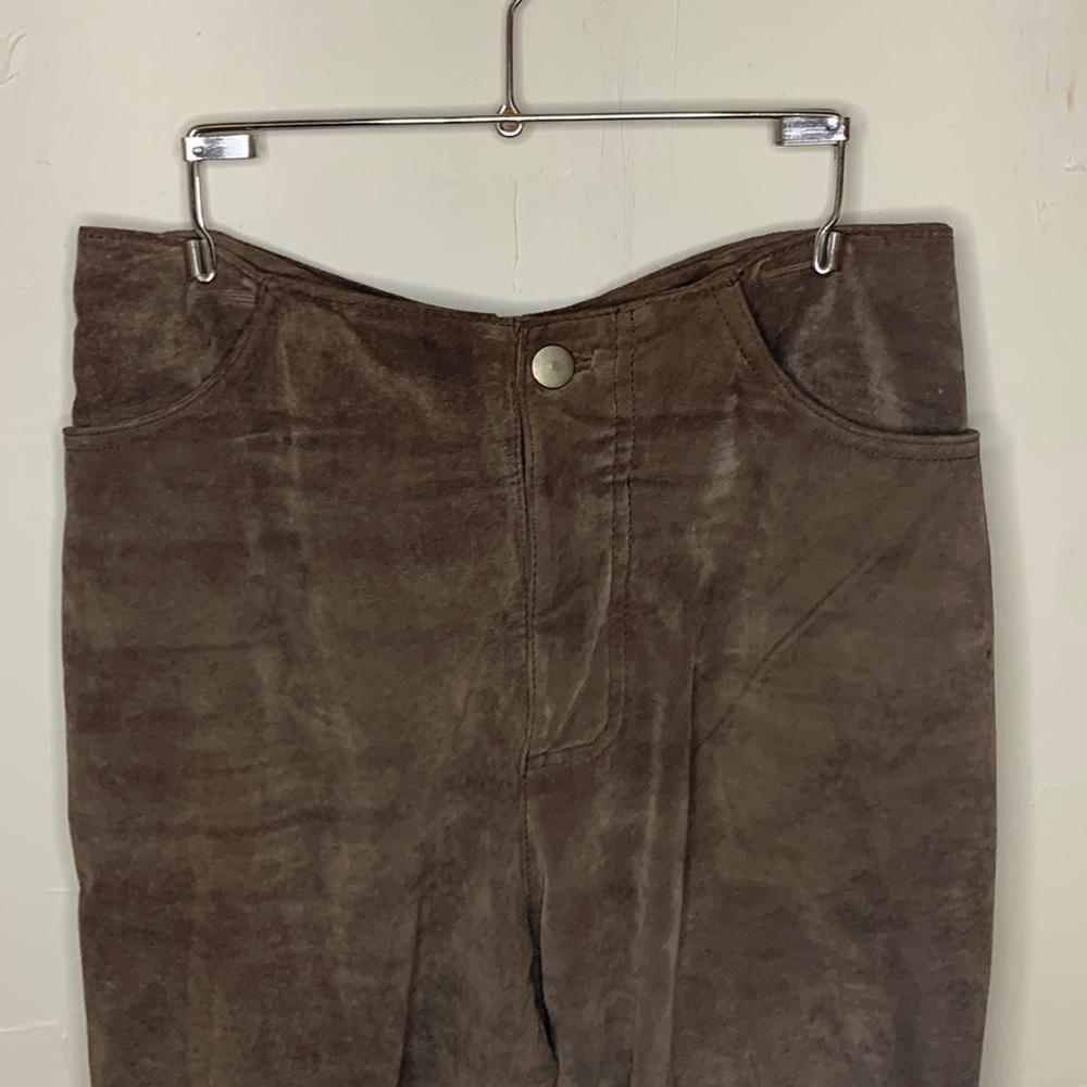 Vintage Y2K Suede Boot Cut Pants by Mossimo​​​​​ - Picture 3 of 15